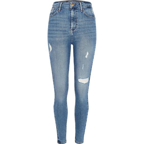 Denim Ripped Jeans | Lazada PH