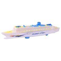 Cruise Ship Toy Colorful Ocean Liner Cruise Ship Boat Electric Ship Toy with Flashing LED Light and Sound Fun Nautical Decorations Kids Boat Toys for 3-12 Year Old relaxing