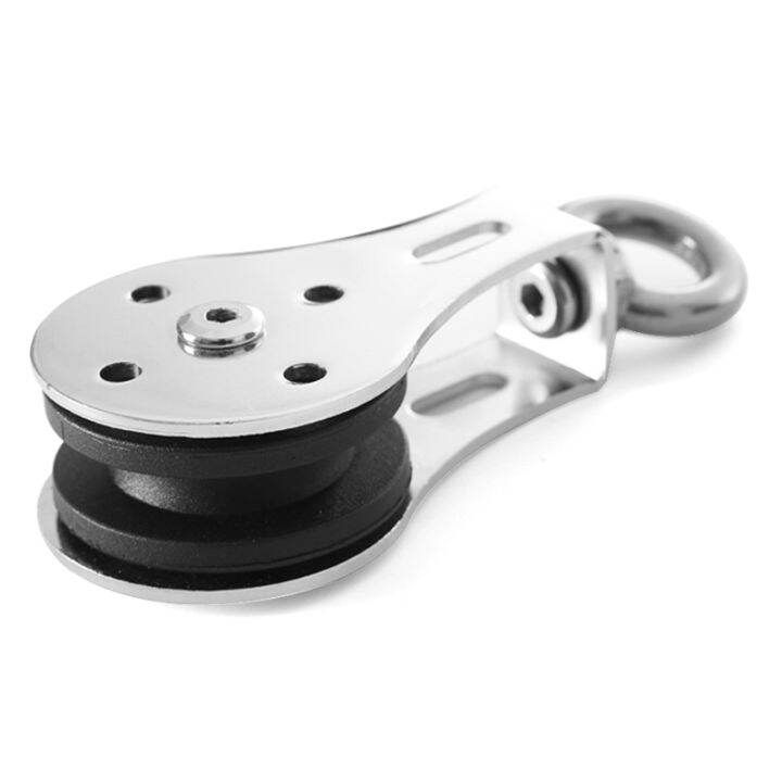Stainless steel bearing lifting pulley Silent hanging pulley Fitness wheel Traction fixed pulley