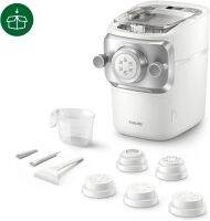 Philips เครื่องทำพาสต้า Pasta Machine รุ่นท็อป Series 7000 ProExtrude Technology, Fully Automatic, Perfect Mixing Technology, 6 Moulding Discs นำเข้าจากยุโรป