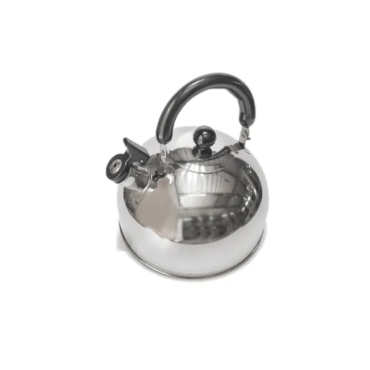WHISTLING KETTLE 20CM Stainless 4L Double Circle, Micromatic , Stove