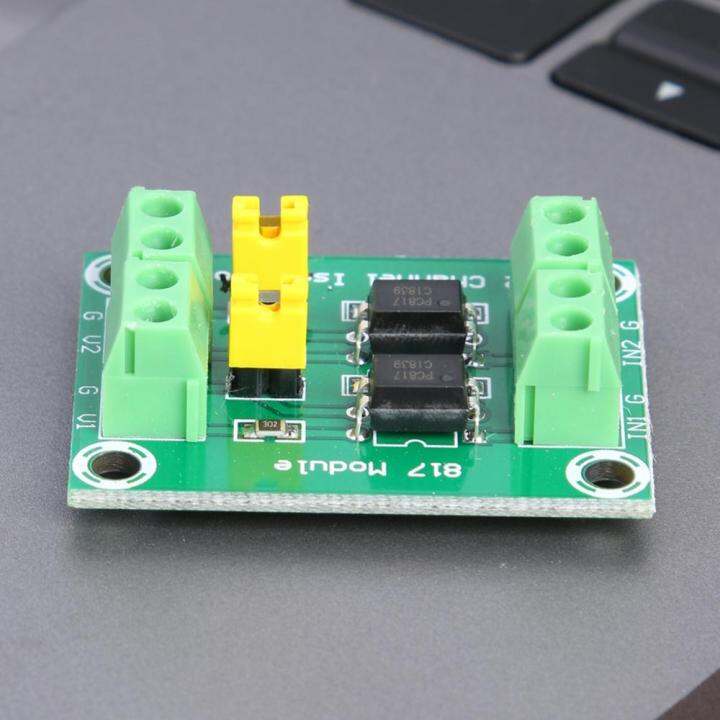 pc817ทาง-optocoupler-2ทางบอร์ดแบบแยกสัญญาณออกจากกันโมดูลการแปลงแรงดันไฟฟ้าไดรเวอร์