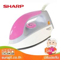 SHARP เตารีด4.5ปอนด์ เคลือบโพลีฟลอน ปรับได้ 4ระดับ สีชมพู รุ่น AM-475T PK