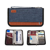 Travel RFID Anti-theft brush Passport Package Credit Card Package Passport Clip File Multi-card Organizer Bag Clutch Wallet