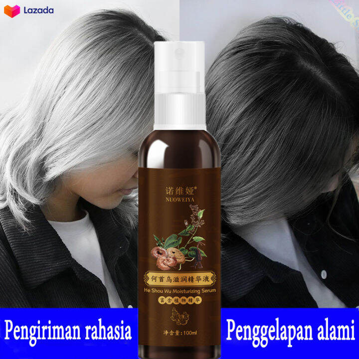 Black Hair Spray Reduce Grey Hair Hair Care Nourish Scalp Ginger Hair