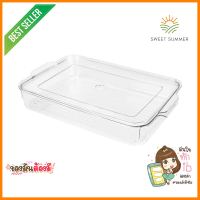 กล่องจัดเก็บในตู้เย็น KECH ICY 21.5x33.5x5.5 ซม.REFRIGERATOR STORAGE CONTAINER KECH ICY 21.5X33.5X5.5CM **จัดส่งด่วนทั่วประเทศ**