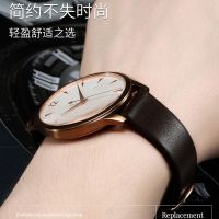 ❀❀ Ultra-thin leather watch strap wear-resistant and durable mens womens chain universal butterfly buckle pin new high-quality