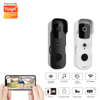 Tuya Art Home Veo ออดไร้สายกระดิ่งไร้สายกลางแจ้งอินเตอร์คอมกันน้ำลำโพง Google Alexa กล้องโทรศัพท์