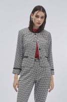 ESPADA แจ็คเก็ตลายฮาวส์ทูธ ผู้หญิง | Monochromic Houndstooth Jacket | 4607