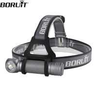 【LZ】▫☄  BORUiT-V5 farol de LED impermeável lanterna 3-Mode 18650 bateria cabeça tocha poderoso farol de acampamento caça 1000LM