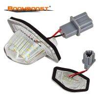 หมายเลขป้ายทะเบียนรถ Led 6000K 12V สำหรับฮอนด้า /Jaz/fit /Crv/odyssey แต่งรถ1คู่18 Smd ซีนอนสีขาว