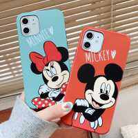 การ์ตูนน่ารัก Disney Minnie Mickey Mouse เคสโทรศัพท์สำหรับ iPhone 14 Pro Max 14 Pro 14 Plus กันกระแทก Mickey Minnie Soft โทรศัพท์มือถือฝาหลังสำหรับ iPhone 13 Pro Max เคสโทรศัพท์สำหรับ12 11 Pro XR XS X 8เคสป้องกัน7 Plus Se