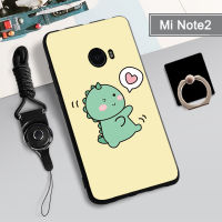 Mi Note เคสสำหรับ Xiaomi นุ่ม2เคสโทรศัพท์คลุมทั้งหมดกล่องทาสีป้องกันการตกป้องกันรอยขีดข่วนฝามีที่ถือวงแหวนโทรศัพท์และเชือก