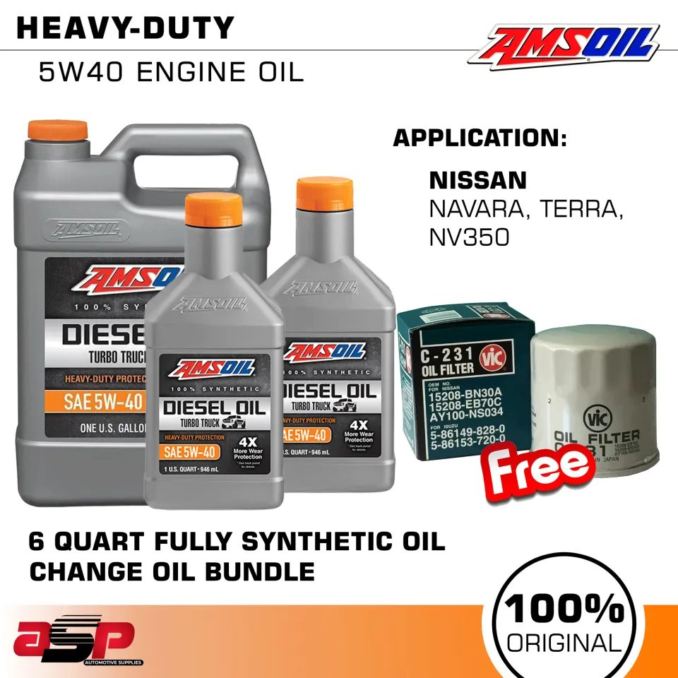 AMSOIL Heavy-Duty Synthetic Diesel Oil