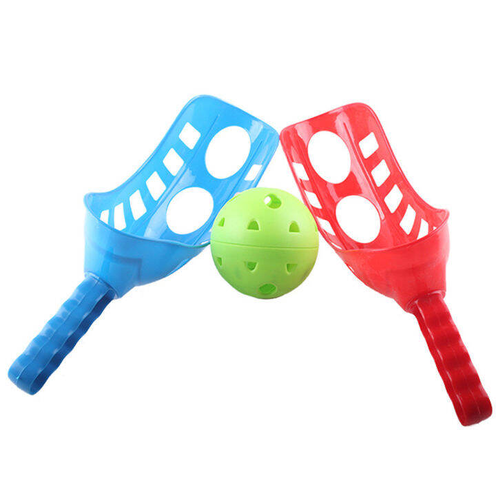 Scoop Ball Set Catching Game Trackball Sport Lacrosse Racket Game for