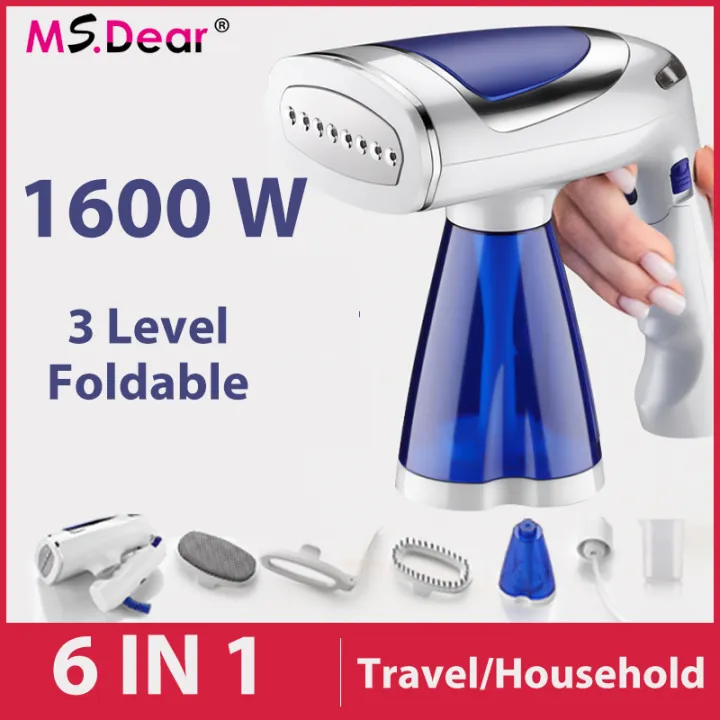 Electric Ironing Steam Handheld Thermostat Garment Steamer Fabric 1600W