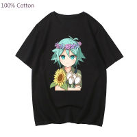 2022 Omori Basil T-Shirt MenWoman Short Sleeve Pure Cotton T Shirt Unisex Harajuku Couple Tee-shirt Kawaii Cartoon Print Tshirt