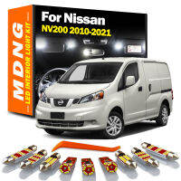 MDNG 9Pcs Canbus LED ภายในแผนที่โดม Trunk Light Kit สำหรับ Nissan NV200 2010-2017 2018 2019 2020 2021รถ Led หลอดไฟไม่มีข้อผิดพลาด