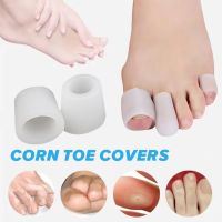 ◑﹍□ 5PCS Silicone Gel Toe Tube Corns Blisters Corrector Pinkie Protector Gel Bunion Toe Finger Protection Gel Sleeve Foot Care Tool