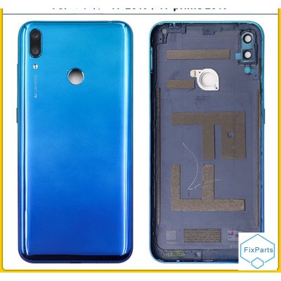 For Y7 2019 6.26" Rear Housing Case For Y7 prime 2019 Plastic Cover Back Door With Camera Lens Replacement