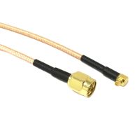 Wireless Modem Extension SMA Male/ RP Plug To MMCX Right Angle Connector Pigtail Cable RG316 15CM 50CM 100CM Wholesale