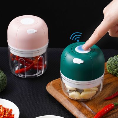 【CW】 Electric Garlic Press Household Crusher Device Meat Grinder Baby Complementary Food Mixer