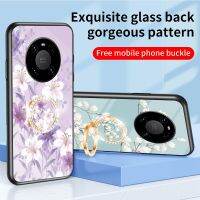 Nana Ko Electron】เคสโทรศัพท์กระจกเทมเปอร์สำหรับ Huawei,30Pro 40RS สีสดใส20X 20Lite สำหรับ P Smart Z พร้อมแหวนแม่เหล็ก