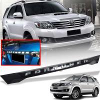 คิ้วฝากระโปรงท้าย คิ้วฝาท้าย มีไฟ LED รุ่น โตโยต้า ฟอร์จูนเนอร์ TOYOTA FORTUNER ปี 2012 - 2014 พร้อมชุดสายไฟ 1 ชุด