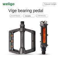 WELLGO B239 Pedal Mountain Bike pedals V984T Parts Widen Non-slip Tread Nylon Bicycle Accessories Bearing Pedal 120mmx98mmx18mm