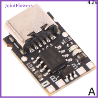 JointFlowers แบตเตอรี่ลิเธียม USB Type-C โมดูลแผ่นป้องกันการชาร์จแบตเตอรี่โพลิเมอร์มากกว่า5V 4.2V 18650โมดูลชาร์จแบตเตอรี่แบตเตอรี่ลิเธียม