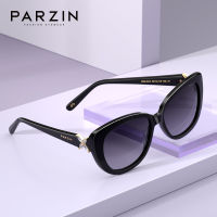 PARZIN Luxury Trendy Cateye Sunglasses for Women, Butterfly Fashion Polarized UV400 Lens Driving Eyewear Gift Oculos De Sol 9612