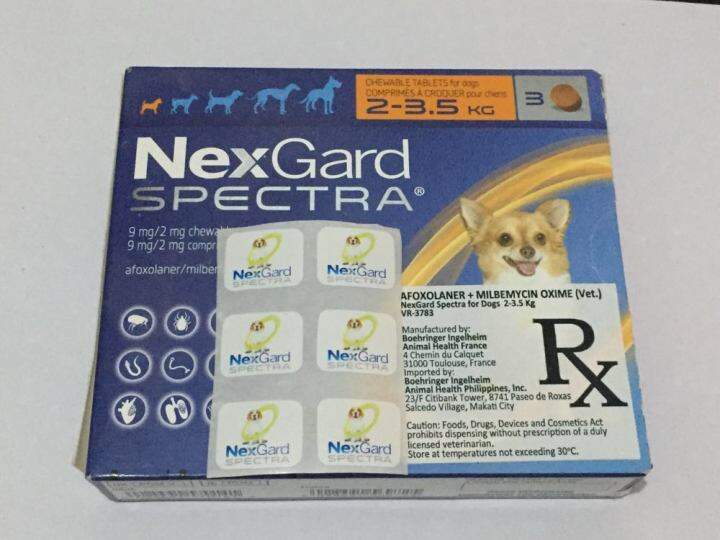 Nexgard Spectra Chewable 23.5kg ANTI tick and flea for dogs with