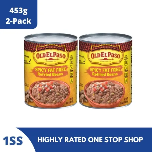 Old El Paso Spicy Fat Free Refried Beans 453g x Set of 2 Lazada PH
