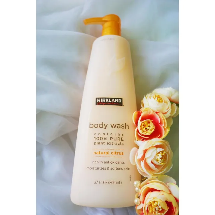 SỮA TẮM KIRKLAND SIGNATURE NATURAL CITRUS BODY WASH 800ML của Mỹ