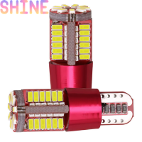 Shine 2pcs T10 57SMD Strobe Blink 3014 LED CANbus ข้อผิดพลาดที่จอดรถฟรี Light WEDGE TAIL