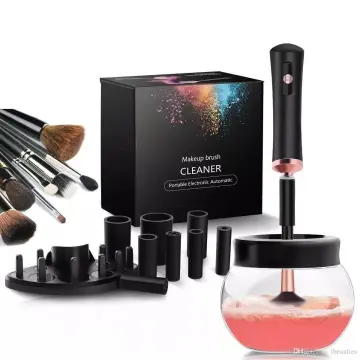 Premium Makeup Brush Cleaner and Dryer Machine Hangsun Electric Cosmetic  Make Up Brushes Set Cleaning Tool