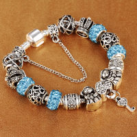 Hot selling products ? Crown Beads Key Crystal Heart Bracelets For Women Jewelry