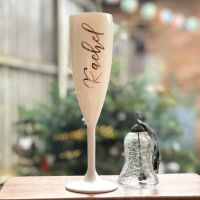 【CW】 Personalised Flute Prosecco Glass Custom Bridesmaid Wine Cup Goblet Bride Gifts for