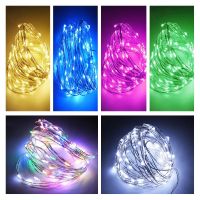 String Light Led Garland Fairy Lights Christmas Holiday Wedding Decor Battery Powered Garland Outdoor Room Lights Decor