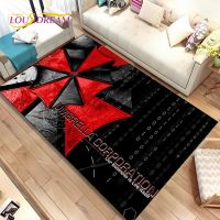 【LZ】 3D R-Resident Evil Games Gamer Area RugCarpet Rug for Living Room Bedroom Sofa Doormat Decoration Kids Play Non-slip Floor Mat