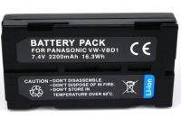 แบตกล้องPANA VW-VBD1 Battery Type: Li-ion  Voltage: 7.20V Capacity: 2000mAh