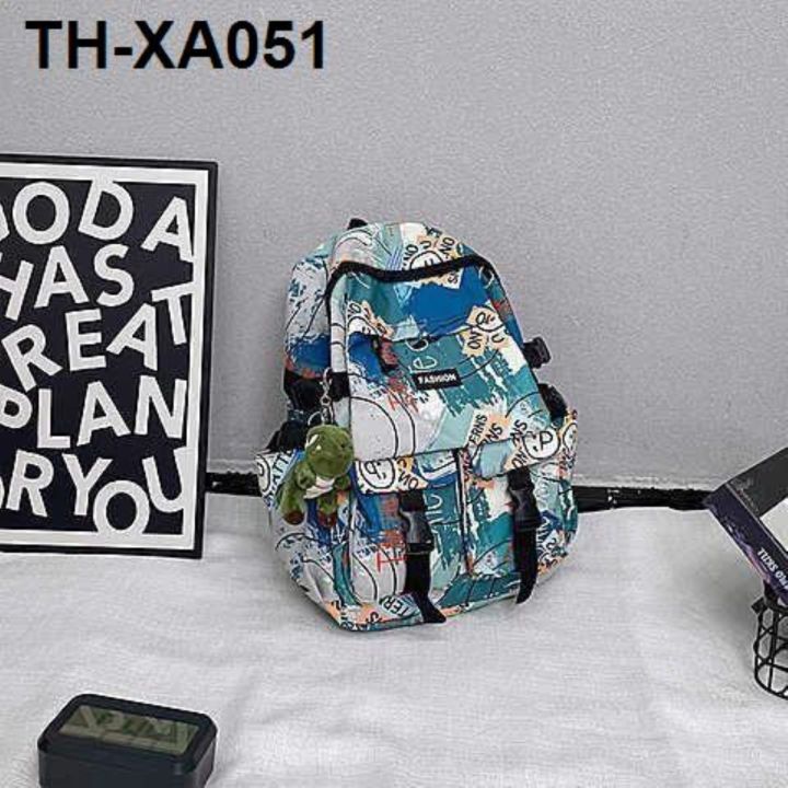 male-ins-popular-logo-high-capacity-graffiti-backpack-tide-cool-bag-high-school-students-to-take-college