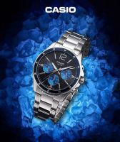 นาฬิกา Casio รุ่น MTP-1374D-2AV นาฬิกาข้อมือสำหรับผูู้ชาย สายแสตนเลส หน้าปัดสีน้ำเงิน - มั่นใจ ของแท้ 100% รับประกันสินค้า 1 ปีเต็ม