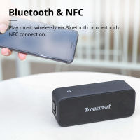 Tronsmart T2 Plus NFC Bluetooth 5.0 Speaker 20W Portable Column IPX7 Waterproof Voice Assistant Soundbar with Micro SD