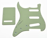 KAISH Lefty ST SSS Pickguard,Left Handed Trem Cover Set Mint Green