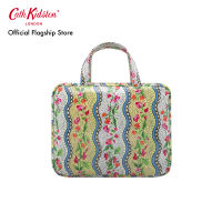 Cath Kidston Two Part Wash Bag Sweet Pea Yellow กระเป๋า กระเป๋าเครื่องสำอาง กระเป๋าสีเหลือง กระเป๋าลายดอกไม้ กระเป๋าแคทคิดสตัน