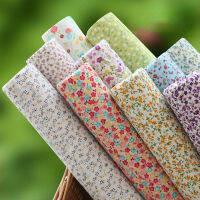 Liberty ผ้าลายดอกไม้ Cotton Poplin พิมพ์วินเทจ Muslin Textile อุปกรณ์เย็บผ้าโดย Half Meter fabric cotton sewing-SYSH STORE