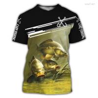 2023 NEW Harajuku Style 3d Carp Printed Short Sleeved T-shirt, Suitable for Both Men And Women Size：s-5xl