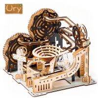 【CC】▽  Marble Set Mechanical Electric Manual Block Kits Assembly for Teens Adult