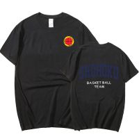 Sakuragi Hanamichi Print T Shirts Japanese Anime Slam Dunk Shohoku Basket Ball Team T Shirt Oversized Cosplay Unisex Clothes Top